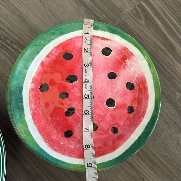 Watermelon set of 8 plates - Picture 4 of 4